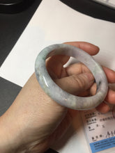 Load image into Gallery viewer, 56.4 mm certificated Type A 100% Natural green purple yellow Jadeite Jade bangle BL64-6220