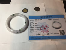 Load image into Gallery viewer, 56.4 mm certificated Type A 100% Natural green purple white Jadeite Jade bangle BL65-6232