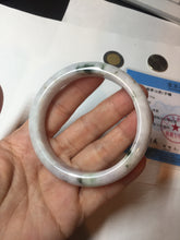 Load image into Gallery viewer, 56.4 mm certificated Type A 100% Natural green purple white Jadeite Jade bangle BL65-6232