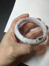 Load image into Gallery viewer, 56.4 mm certificated Type A 100% Natural green purple white Jadeite Jade bangle BL65-6232
