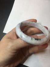 Load image into Gallery viewer, 56.4 mm certificated Type A 100% Natural green purple white Jadeite Jade bangle BL65-6232