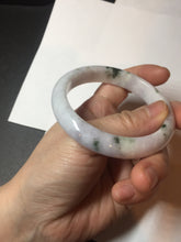 Load image into Gallery viewer, 56.4 mm certificated Type A 100% Natural green purple white Jadeite Jade bangle BL65-6232