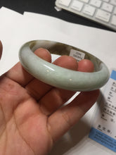 Load image into Gallery viewer, 59.2mm certified Type A 100% Natural green brown pink Jadeite Jade bangle BL120-9433