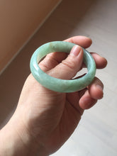 Load image into Gallery viewer, 50.5mm certified 100% natural Type A sunny green oval jadeite jade bangle PC21-0169