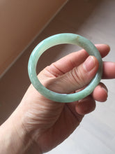 Load image into Gallery viewer, 50.5mm certified 100% natural Type A sunny green oval jadeite jade bangle PC21-0169