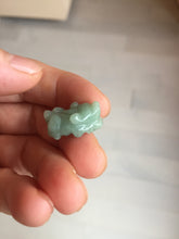 Load image into Gallery viewer, 100% natural type A light green purple white gray jadeite jade 3D PiXiu(貔貅) pendant group necklace PB260
