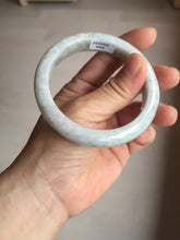 Load image into Gallery viewer, 56.8mm Certified Type A 100% Natural light green white jadeite Jade bangle GL48-13-4009