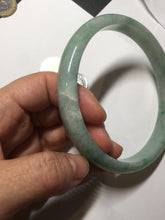 Load image into Gallery viewer, 80mm certified Type A 100% Natural light green plus size Jadeite Jade bangle BG211-5427
