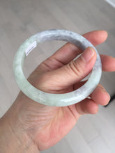 Load image into Gallery viewer, 61.5mm Certified Type A 100% Natural white/light purple/green Jadeite Jade bangle BF120-1933