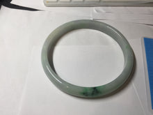 Load image into Gallery viewer, 80mm certified Type A 100% Natural synny green purple yellow(FU LU SHOU 福禄寿) plus size Jadeite Jade bangle BG212-5428