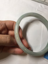 Load image into Gallery viewer, 80mm certified Type A 100% Natural synny green purple yellow(FU LU SHOU 福禄寿) plus size Jadeite Jade bangle BG212-5428