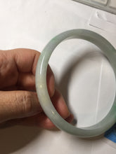 Load image into Gallery viewer, 80mm certified Type A 100% Natural synny green purple yellow(FU LU SHOU 福禄寿) plus size Jadeite Jade bangle BG212-5428