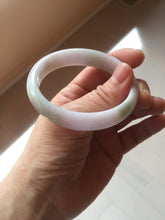 Load image into Gallery viewer, 51.5mm certified Type A 100% Natural sunny green purple oval Jadeite Jade bangle PC5-4031