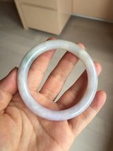 Load image into Gallery viewer, 56.5mm 100% natural type A white/purple/blue/green round cut jadeite jade bangle BL117-9431