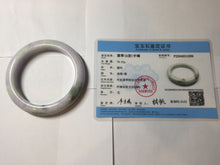 Load image into Gallery viewer, 61.5mm Certified Type A 100% Natural dark green/green/brown/black/purple chubby Jadeite bangle PB234-1099