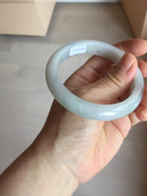 Load image into Gallery viewer, 58mm Certified type A 100% Natural light green/white Jadeite bangle AR118-0253