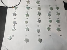 Load image into Gallery viewer, Type A 100% Natural light green/white jadeite Jade star Pendant necklace group F135 Add on item
