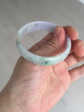 Load image into Gallery viewer, 50.5mm 100% natural Type A sunny green/purple jadeite jade bangle BP14