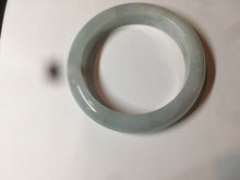 Load image into Gallery viewer, 54.8mm certified type A 100% Natural icy watery green/white/brown jadeite jade bangle Z126-4403