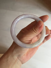 Load image into Gallery viewer, 56.5mm 100% natural type A white/purple/blue/green round cut jadeite jade bangle BL117-9431