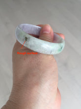 Load image into Gallery viewer, 50.5mm 100% natural Type A sunny green/purple jadeite jade bangle BP14