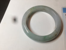 Load image into Gallery viewer, Reserved! Please don't order. 56.8mm certified type A 100% Natural icy watery green/white/brown/purple jadeite jade bangle Z127-4408