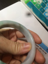 Load image into Gallery viewer, 56.4mm certificated Type A 100% Natural sunny green Jadeite Jade bangle Z128-2357