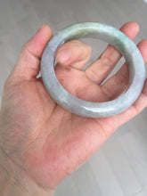 Load image into Gallery viewer, 60mm Certified Type A 100% Natural white/light purple/brown/yellow/gray (FU LU SHOU) Jadeite Jade bangle BF105-8658