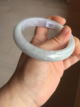 Load image into Gallery viewer, 58.7mm certified Type A 100% Natural icy watery green/purple Jadeite Jade bangle AU17-0866