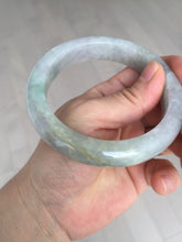 Load image into Gallery viewer, 60mm Certified Type A 100% Natural white/light purple/brown/yellow/gray (FU LU SHOU) Jadeite Jade bangle BF105-8658