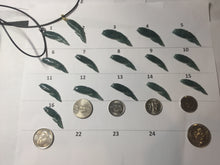 Load image into Gallery viewer, 100% Natural Type A Icy Watery Dark Green Blue-Gray Jadeite Jade 3D Fish Guatemala Pendant Add-On Item PC225
