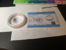 Load image into Gallery viewer, 61mm Certified type A 100% Natural green/white/purple Jadeite bangle BH30-5425