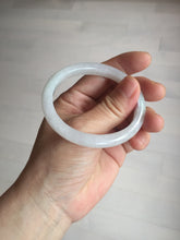 Load image into Gallery viewer, 49mm certified 100% natural Type A icy watery sunny green white yellow jadeite jade bangle BN70-9367