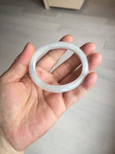 Load image into Gallery viewer, 49mm certified 100% natural Type A icy watery sunny green white yellow jadeite jade bangle BN70-9367