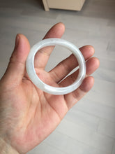 Load image into Gallery viewer, 49mm certified 100% natural Type A icy watery sunny green white yellow jadeite jade bangle BN70-9367