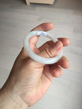 Load image into Gallery viewer, 49mm certified 100% natural Type A icy watery sunny green white yellow jadeite jade bangle BN70-9367