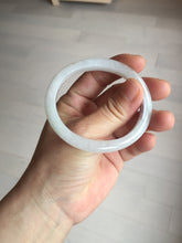 Load image into Gallery viewer, 49mm certified 100% natural Type A icy watery sunny green white yellow jadeite jade bangle BN70-9367