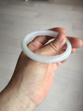 Load image into Gallery viewer, 49mm certified 100% natural Type A icy watery sunny green white yellow jadeite jade bangle BN70-9367