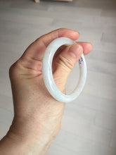 Load image into Gallery viewer, 49mm certified 100% natural Type A icy watery sunny green white yellow jadeite jade bangle BN70-9367