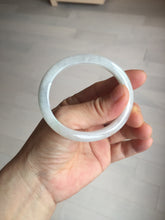 Load image into Gallery viewer, 49mm certified 100% natural Type A icy watery sunny green white yellow jadeite jade bangle BN70-9367