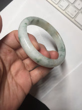 Load image into Gallery viewer, 57.7mm certified Type A 100% Natural light green/red/white Jadeite Jade bangle BP17-8109