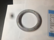 Load image into Gallery viewer, 57.7mm certified Type A 100% Natural red//brown/purple/gray Jadeite Jade bangle BG12-0311