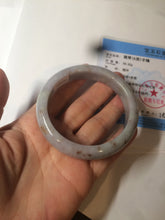 Load image into Gallery viewer, 57.7mm certified Type A 100% Natural red//brown/purple/gray Jadeite Jade bangle BG12-0311