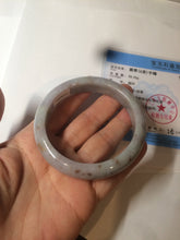 Load image into Gallery viewer, 57.7mm certified Type A 100% Natural red//brown/purple/gray Jadeite Jade bangle BG12-0311