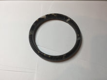 Load image into Gallery viewer, 59.5mm 100% natural black background with white/yellow/red flowers Plum blossom Jade(梅花玉) bangle SY98-5