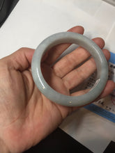Load image into Gallery viewer, 57.5mm Certified 100% natural Type A light green white jadeite jade bangle B116-5269