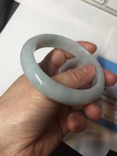 Load image into Gallery viewer, 57.5mm Certified 100% natural Type A light green white jadeite jade bangle B116-5269