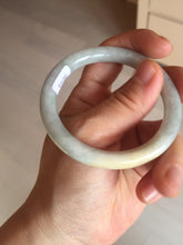 Load image into Gallery viewer, 51.5mm certified 100% natural Type A light green/blue/yellow round cut jadeite jade bangle BS12-9562