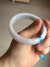 Load image into Gallery viewer, 57mm certified 100% natural type A purple/white jadeite jade bangle E81-0823