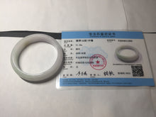 Load image into Gallery viewer, 54mm Certified type A 100% Natural light green purple white Jadeite bangle BP170-1055